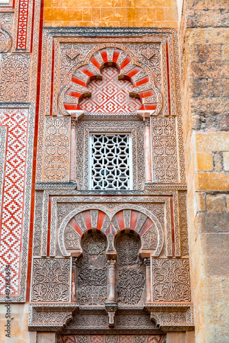 Exterior view and decorativ...
