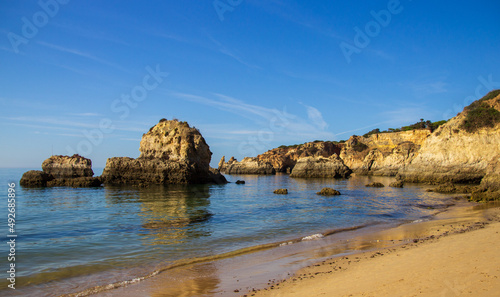 Vista da praia do alemão - Algarve Portugal