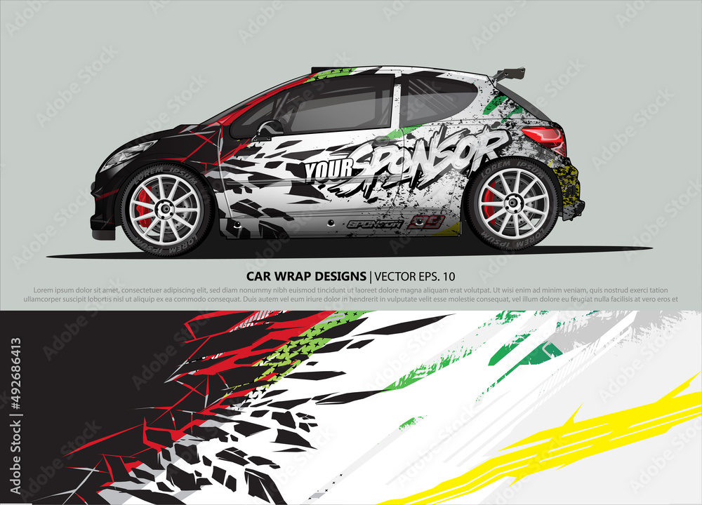 car graphic background vector. abstract lines vector with modern camouflage design concept for truck and vehicles graphics vinyl wrap
car graphic background vector. abstract lines vector with modern camouflage design concept for truck and vehicles graphics vinyl wrap