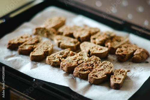 Cantuccini looks so good right out of the oven! 