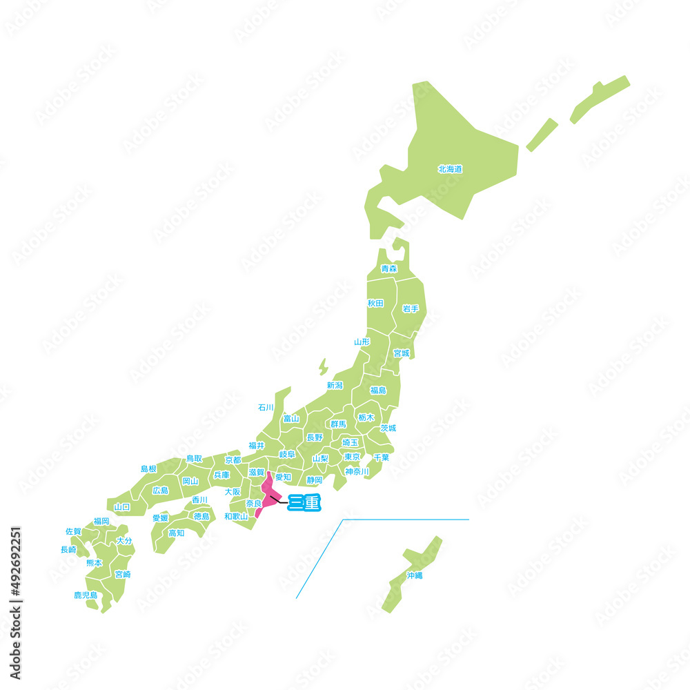 三重県　地図