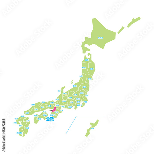 大阪県 地図