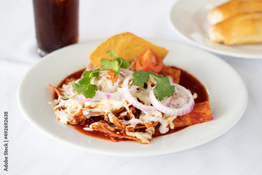 chilaquiles rojos