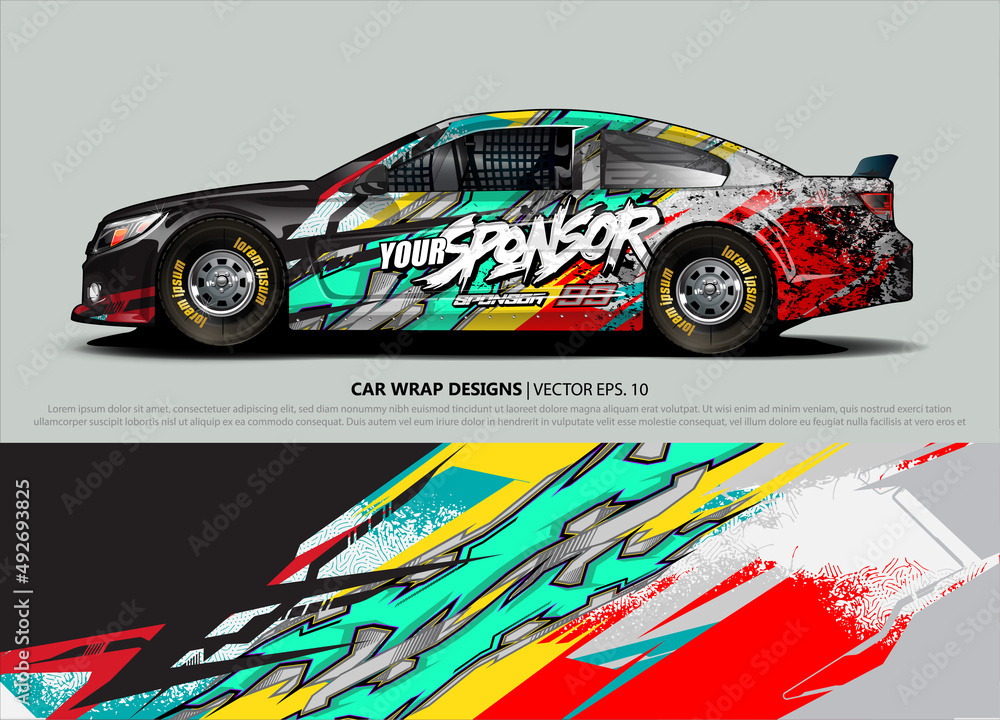car wrap design. simple lines with abstract background vector concept for vehicle vinyl wrap and automotive decal livery
car wrap design. simple lines with abstract background vector concept for vehicle vinyl wrap and automotive decal livery