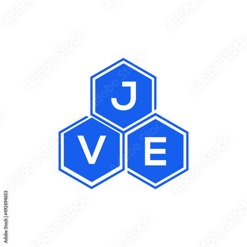 Free Download JVE letter logo design on White background. JVE creative initials letter logo concept. JVE letter design.  - GFXLoad