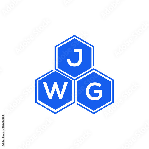 JWG letter logo design on White background. JWG creative initials letter logo concept. JWG letter design. 