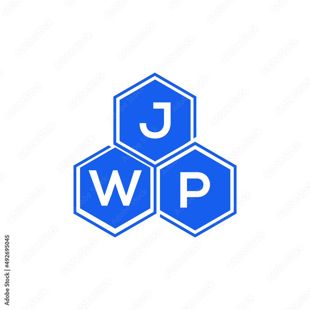 JWP letter logo design on White background. JWP creative initials letter logo concept. JWP letter design. JWP letter logo design on White background. JWP creative initials letter logo concept. JWP letter design.
