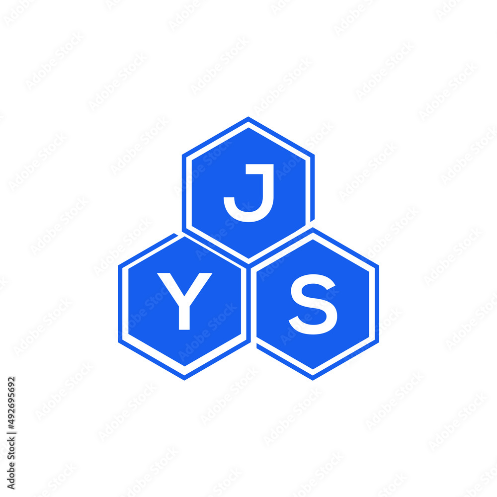 JYS letter logo design on White background. JYS creative initials letter logo concept. JYS letter design. JYS letter logo design on White background. JYS creative initials letter logo concept. JYS letter design.