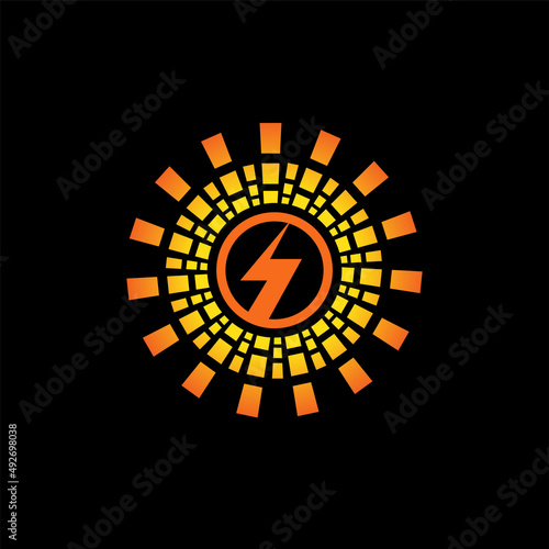 Sun Energy Logo It is suitable for industry, companies and communities and is easy to use in various media
