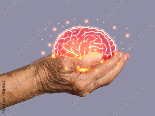 Dementia in senior people. Memory loss. Awareness of Alzheimer s  Parkinson s disease  stroke  seizure  or mental health