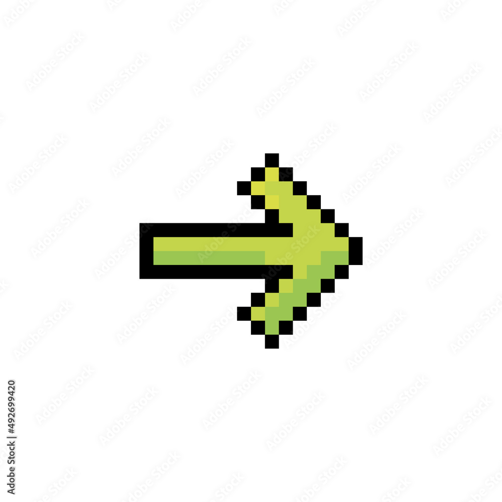 pixelated arrow design pixelated arrow design