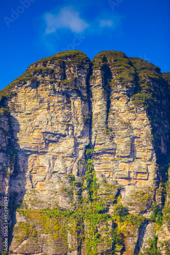 Wild mountains nature in brazil paradise photo