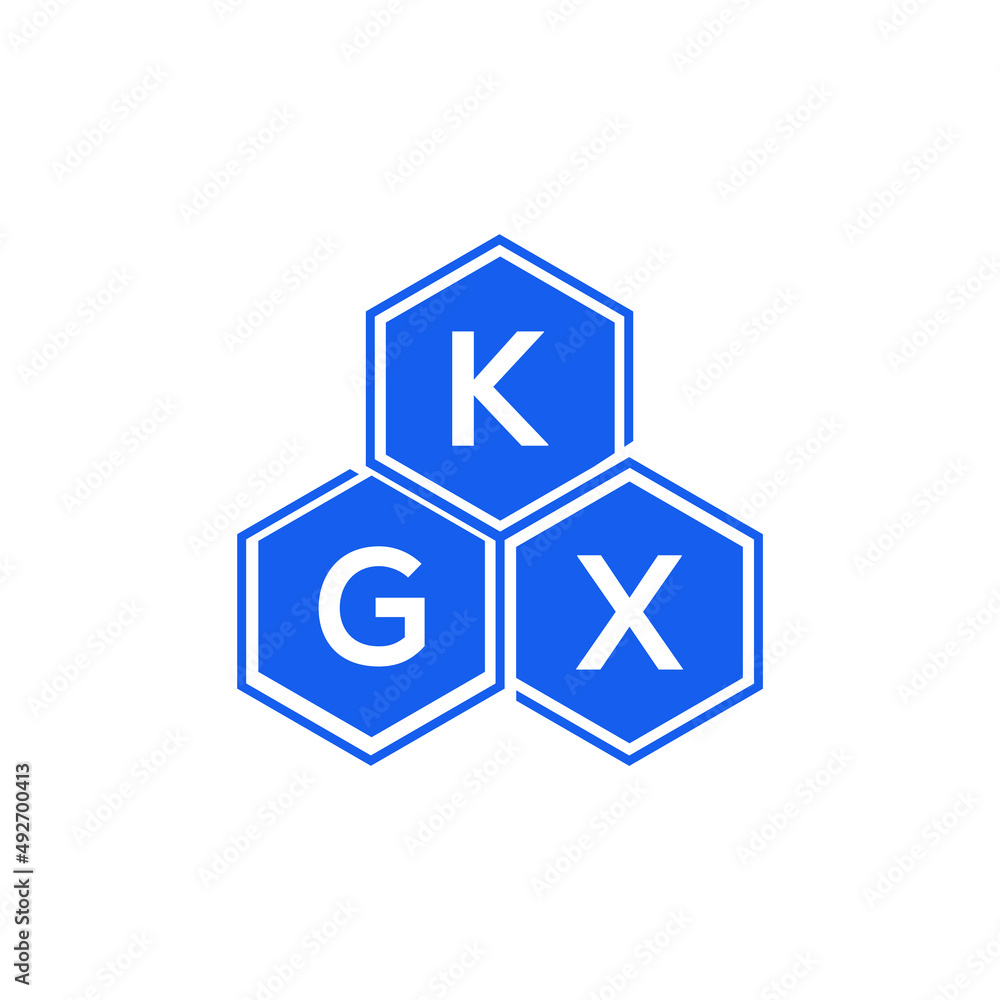 KGX letter logo design on White background. KGX creative initials letter logo concept. KGX letter design. 
