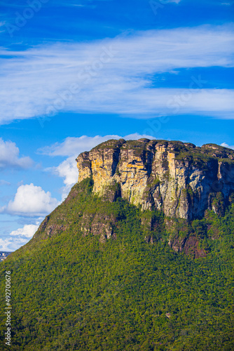 Wild mountains nature in brazil paradise photo