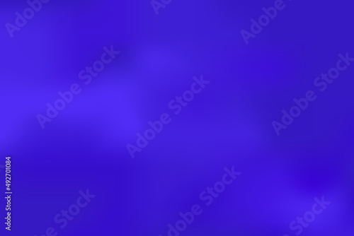 Background with a soft smoky shimmer in a trendy color, rich blue with a soft and light background gradient. Blue Abyss. Vector illustration