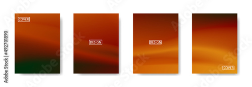 Collection of beautiful colorful abstract gradient backgrounds for poster flyer banner templates