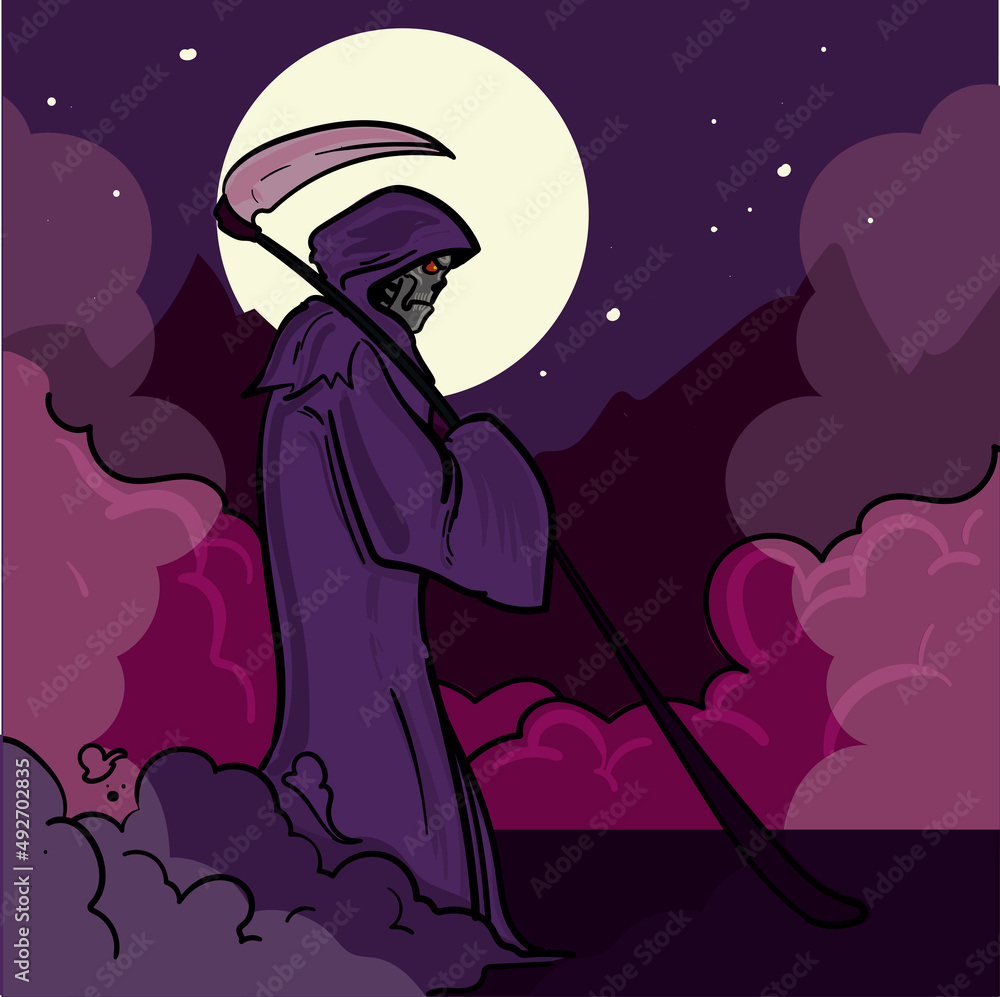 Obraz premium grim reaper poster