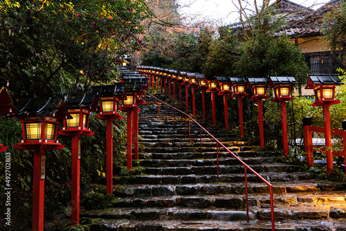 Kifune Shrine  in kyoto