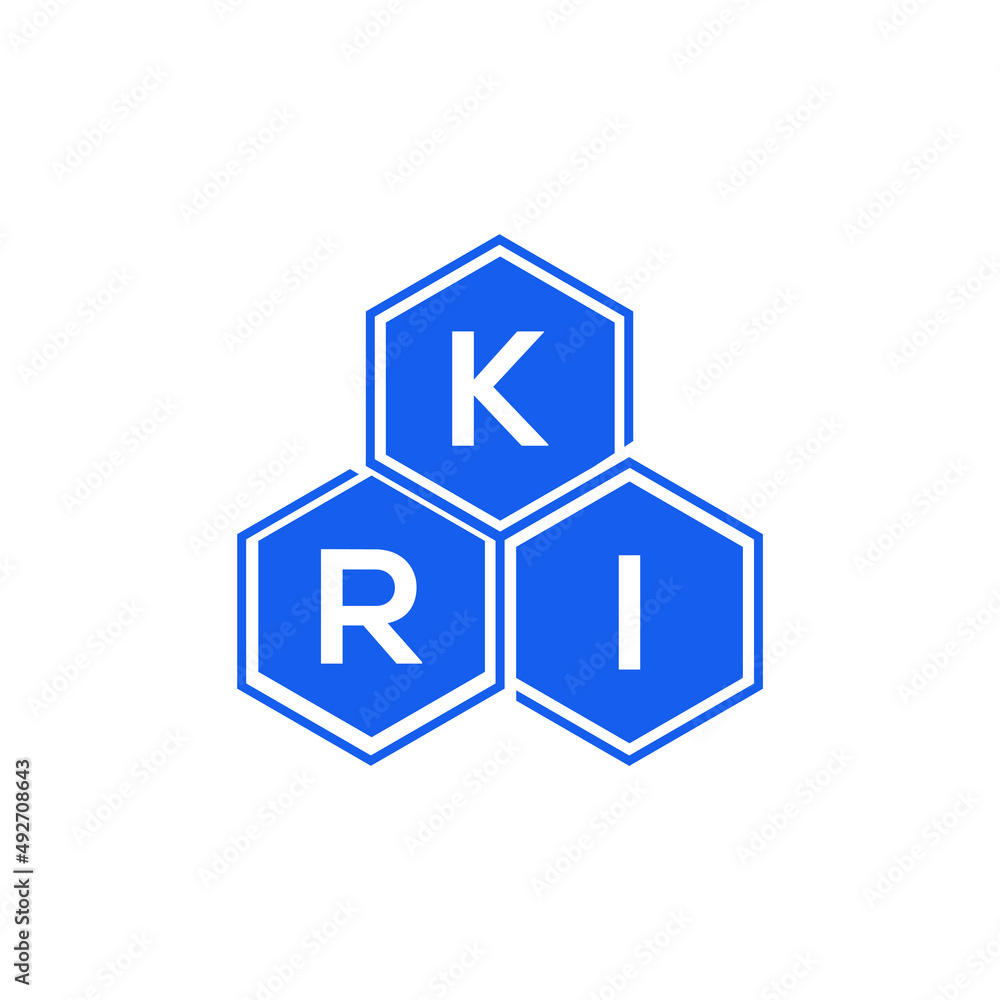 KRI letter logo design on White background. KRI creative initials letter logo concept. KRI letter design. 
