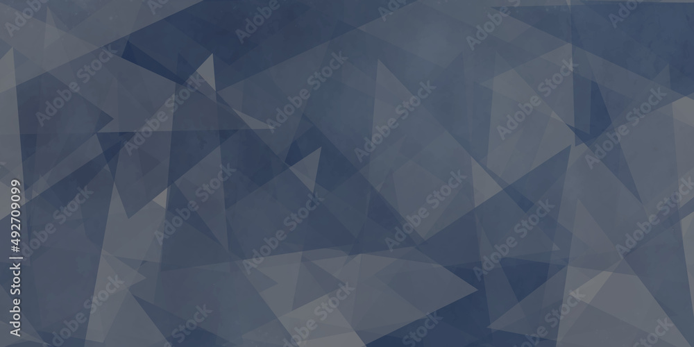 abstract blue background with triangles and rectangle shapes of ...