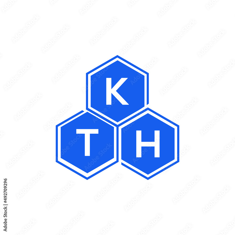KTH letter logo design on White background. KTH creative initials letter logo concept. KTH letter design. 

