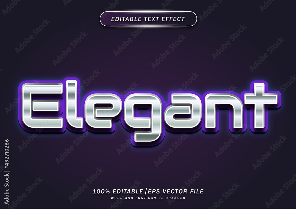Luxury elegant text editable effect Luxury elegant text editable effect