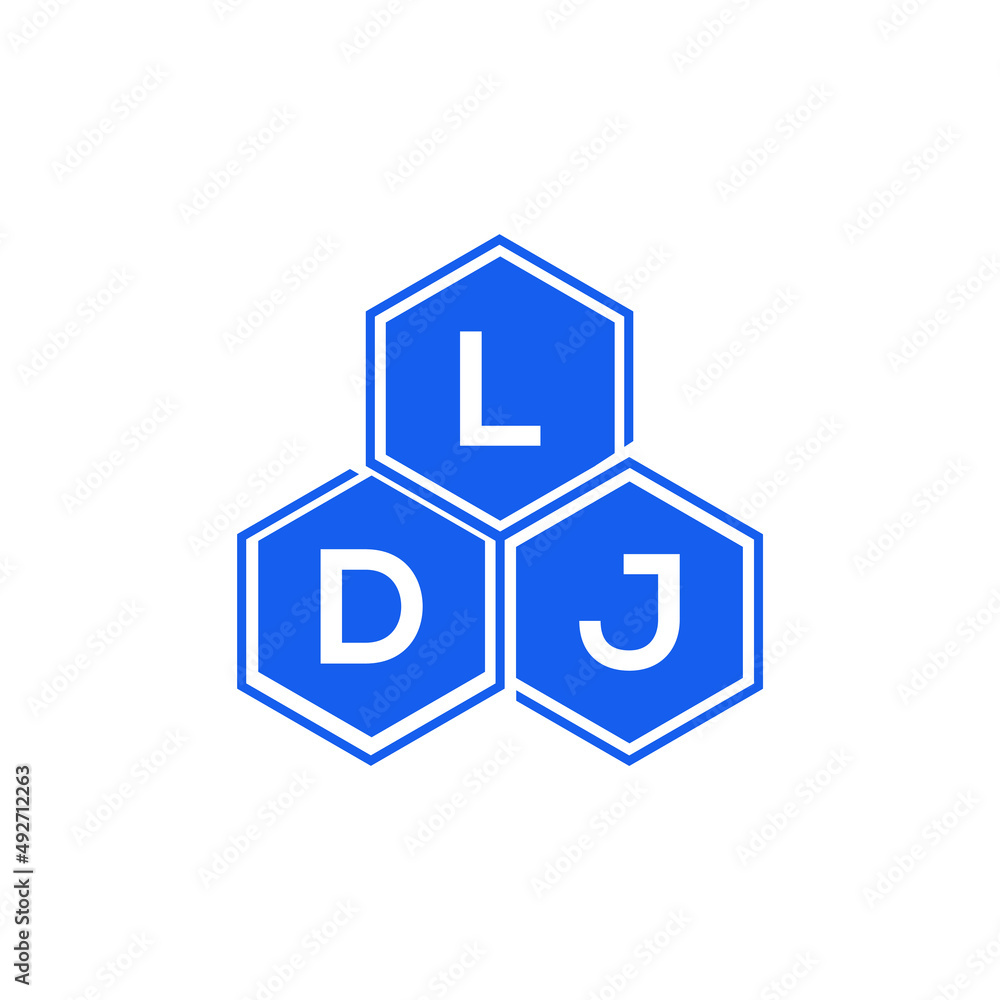 LDJ letter logo design on White background. LDJ creative initials letter logo concept. LDJ letter design. LDJ letter logo design on White background. LDJ creative initials letter logo concept. LDJ letter design.