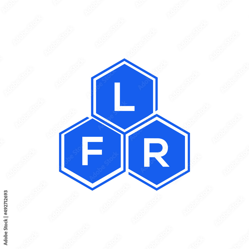 LFR letter logo design on White background. LFR creative initials letter logo concept. LFR letter design. LFR letter logo design on White background. LFR creative initials letter logo concept. LFR letter design.