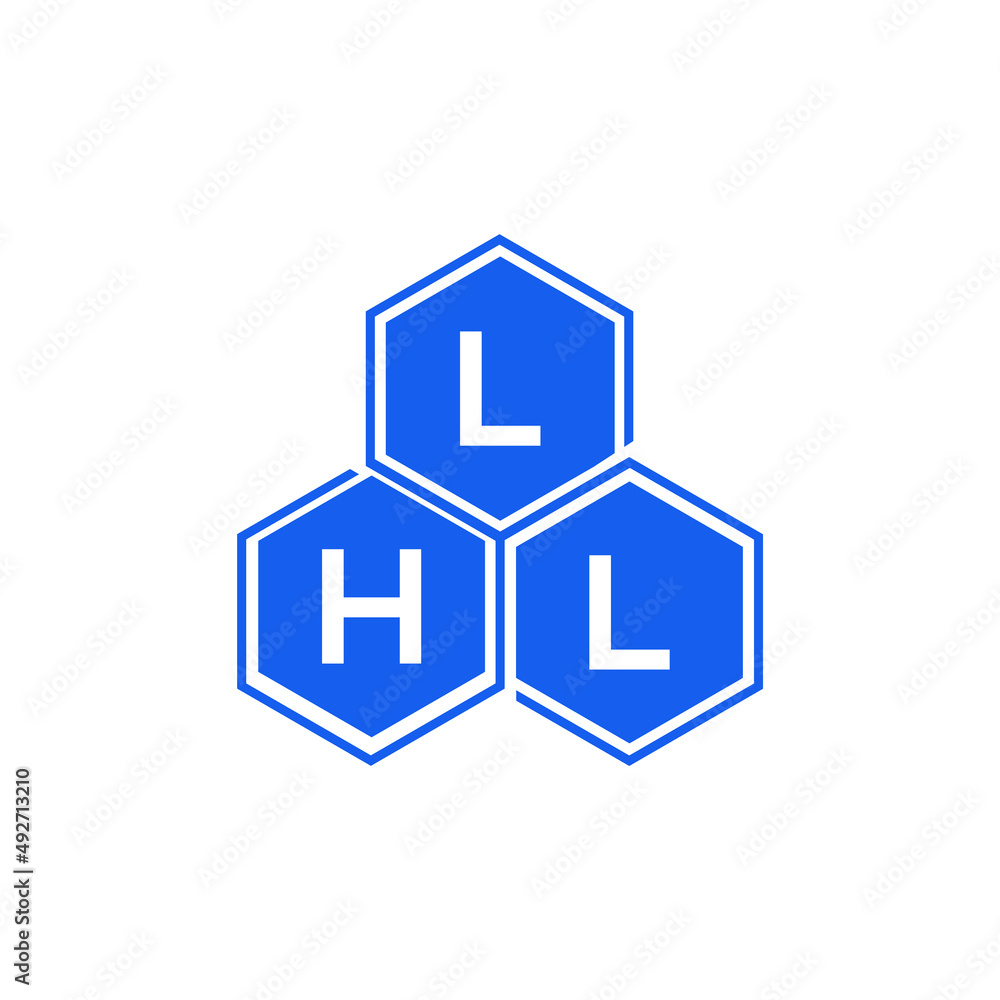 LHL letter logo design on White background. LHL creative initials letter logo concept. LHL letter design. LHL letter logo design on White background. LHL creative initials letter logo concept. LHL letter design.