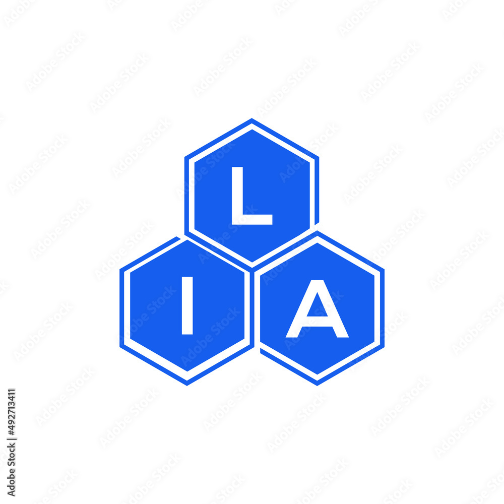 LIA letter logo design on White background. LIA creative initials letter logo concept. LIA letter design. LIA letter logo design on White background. LIA creative initials letter logo concept. LIA letter design.