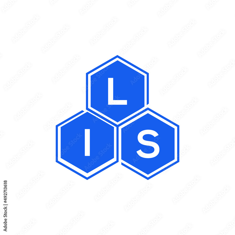 LIS letter logo design on White background. LIS creative initials letter logo concept. LIS letter design. LIS letter logo design on White background. LIS creative initials letter logo concept. LIS letter design.