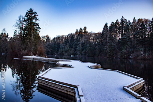 lake in winter