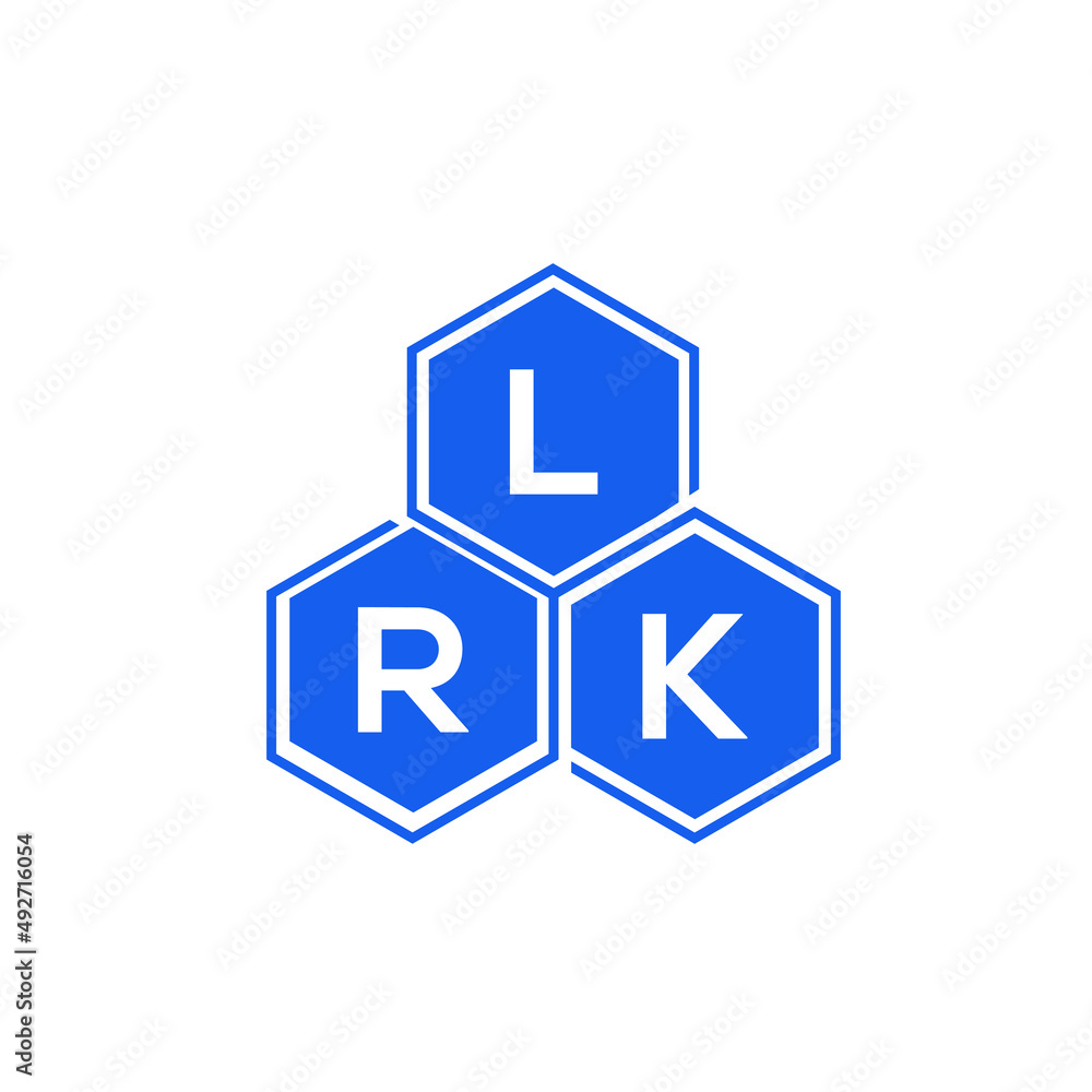 LRK letter logo design on White background. LRK creative initials letter logo concept. LRK letter design. LRK letter logo design on White background. LRK creative initials letter logo concept. LRK letter design.