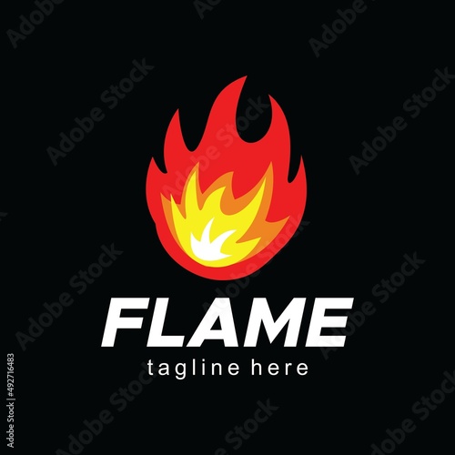 flame logo template