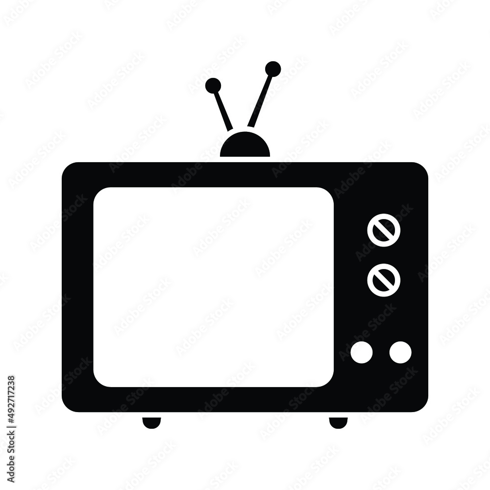Classic Television Icon Image. Vector illustration eps10 Classic Television Icon Image. Vector illustration eps10