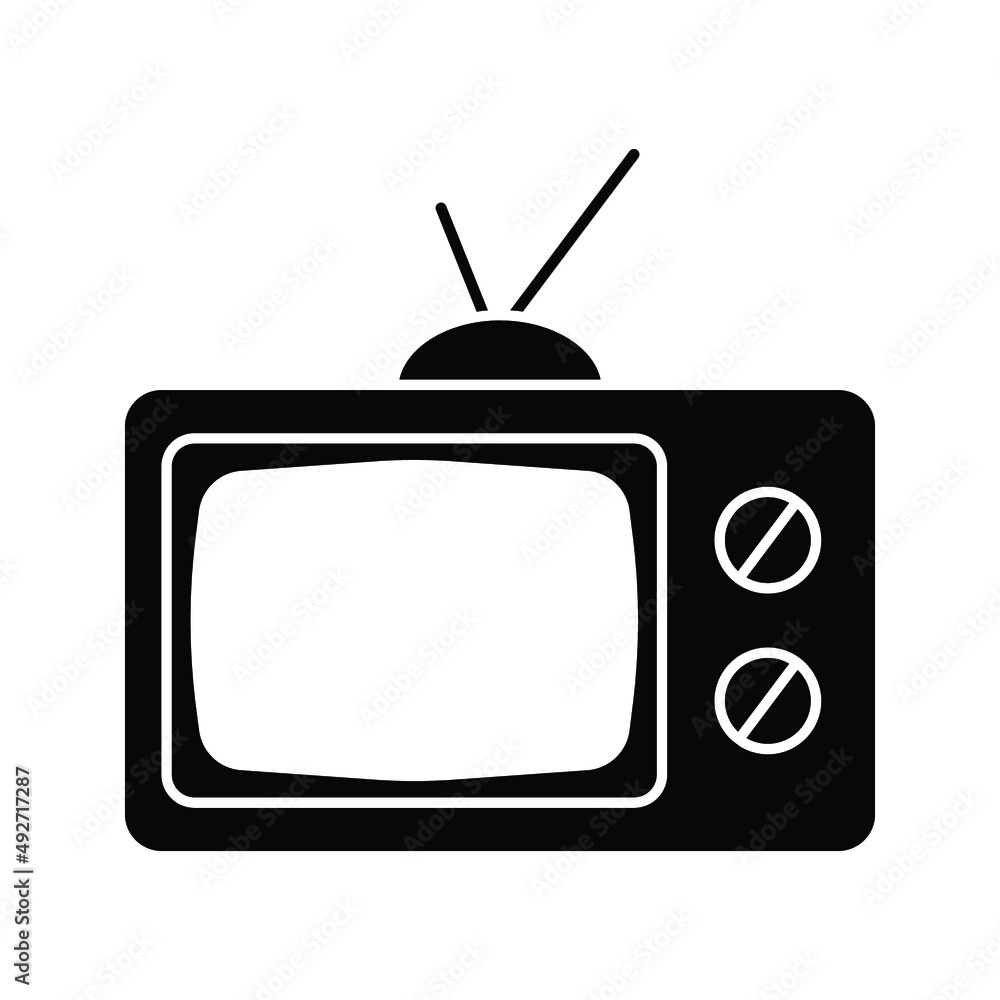 Classic Television Icon Image. Vector illustration eps10 Classic Television Icon Image. Vector illustration eps10