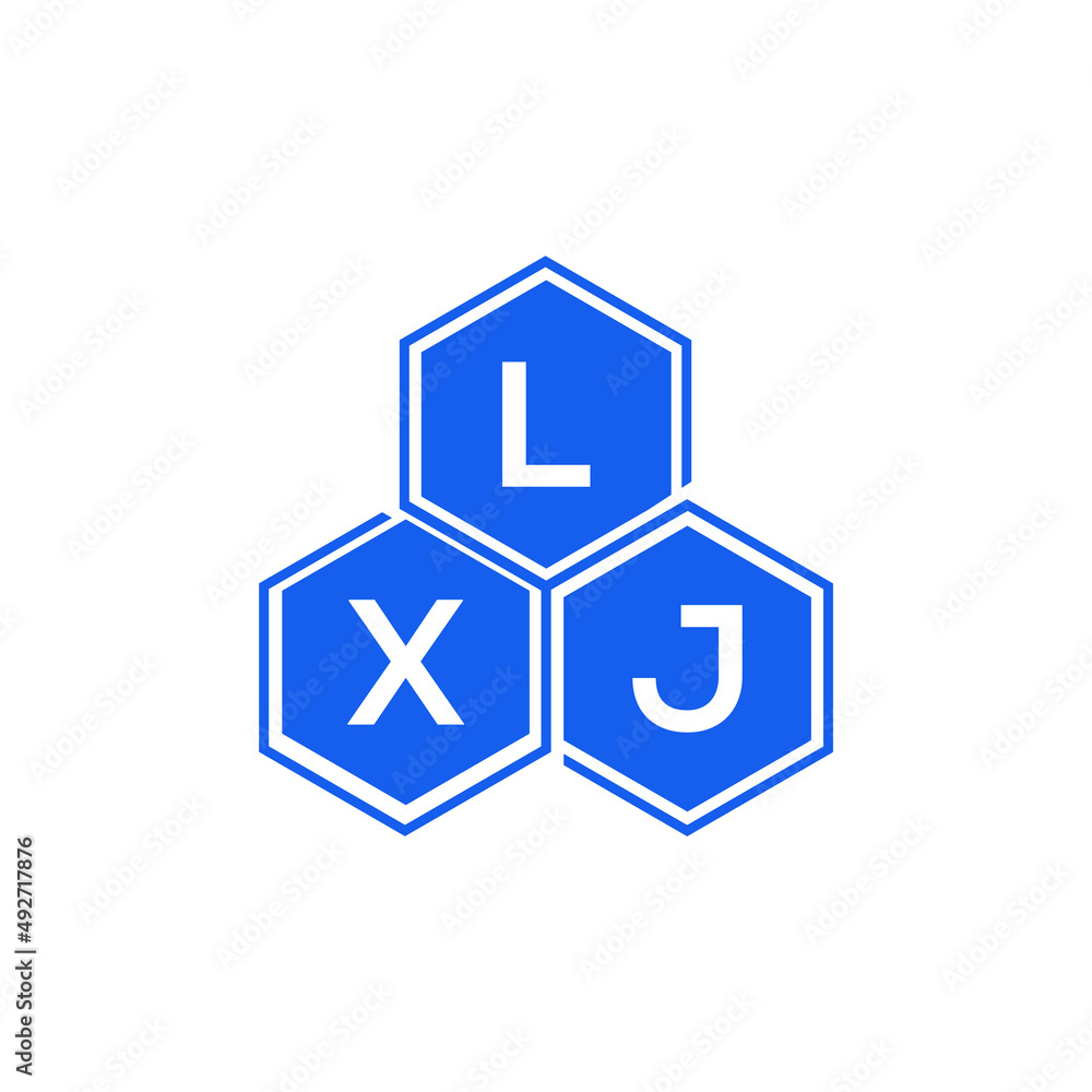 LXJ letter logo design on White background. LXJ creative initials letter logo concept. LXJ letter design. LXJ letter logo design on White background. LXJ creative initials letter logo concept. LXJ letter design.