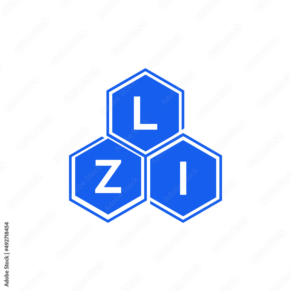 LZI letter logo design on White background. LZI creative initials letter logo concept. LZI letter design. LZI letter logo design on White background. LZI creative initials letter logo concept. LZI letter design.