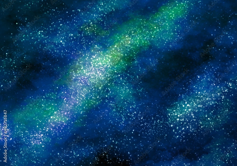 Naklejka premium background with stars