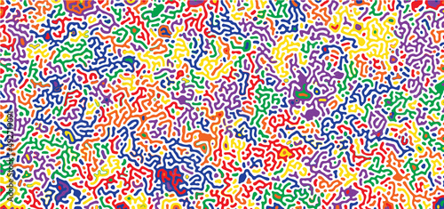 Colored Turing Pattern Background