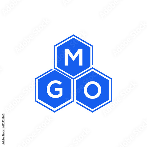 MGO letter logo design on white background. MGO creative initials letter logo concept. MGO letter  design.
