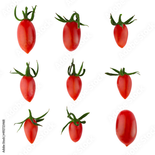 Fototapeta Naklejka Na Ścianę i Meble -  Tomato vegetables isolated on a white background