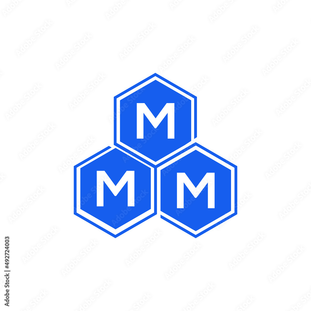 MMM letter logo design on White background. MMM creative initials letter logo concept. MMM letter design. MMM letter logo design on White background. MMM creative initials letter logo concept. MMM letter design.