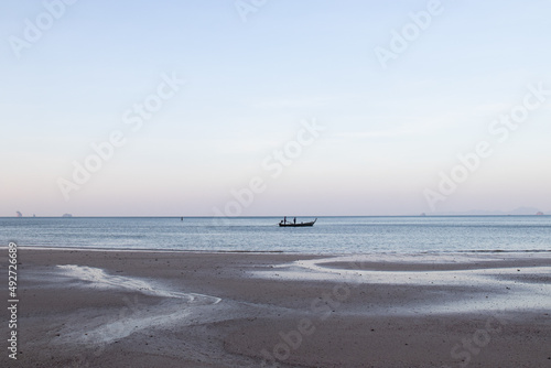 Peaceful moment at by the beach