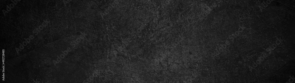 Fototapeta premium Grungy Old Distressed Concrete Cement Black Black