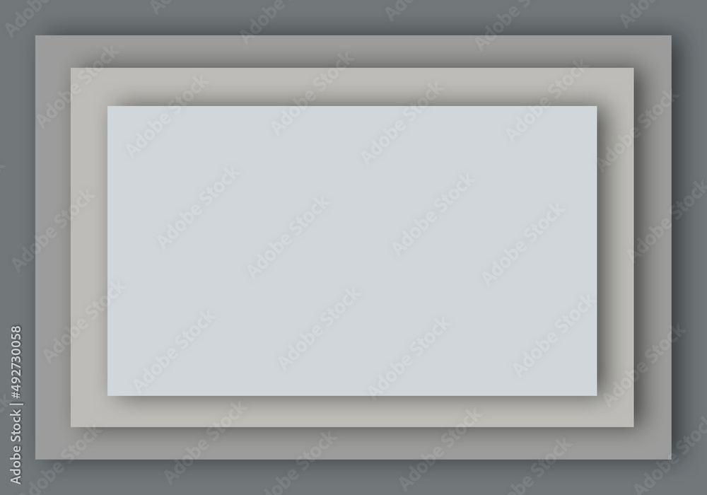 Abstract background of grey paper overlapping, White backdrop, Graphic design template for cover, magazine, flyer, business card and poster, space for the text, illustration paper cut design style. Abstract background of grey paper overlapping, White backdrop, Graphic design template for cover, magazine, flyer, business card and poster, space for the text, illustration paper cut design style.