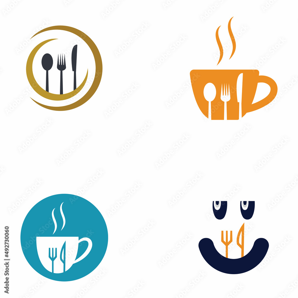 fork and spoon restaurant logo vector template Part 2 fork and spoon restaurant logo vector template Part 2