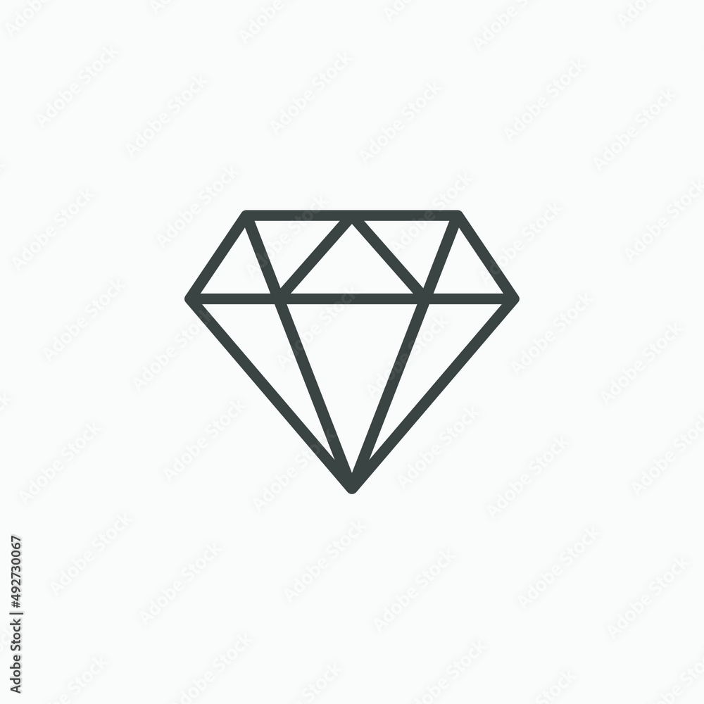 jewelry, diamond, brilliant icon vector isolated. crystal, luxury symbol jewelry, diamond, brilliant icon vector isolated. crystal, luxury symbol