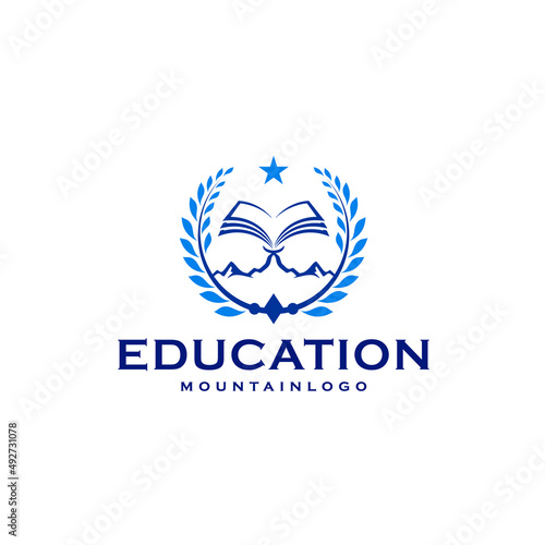 Education University Logo Design Vector. 