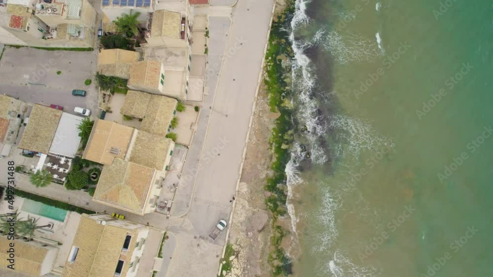 Aerial View of Donnalucata, Scicli, Ragusa, Sicily, Italy, Europe Aerial View of Donnalucata, Scicli, Ragusa, Sicily, Italy, Europe